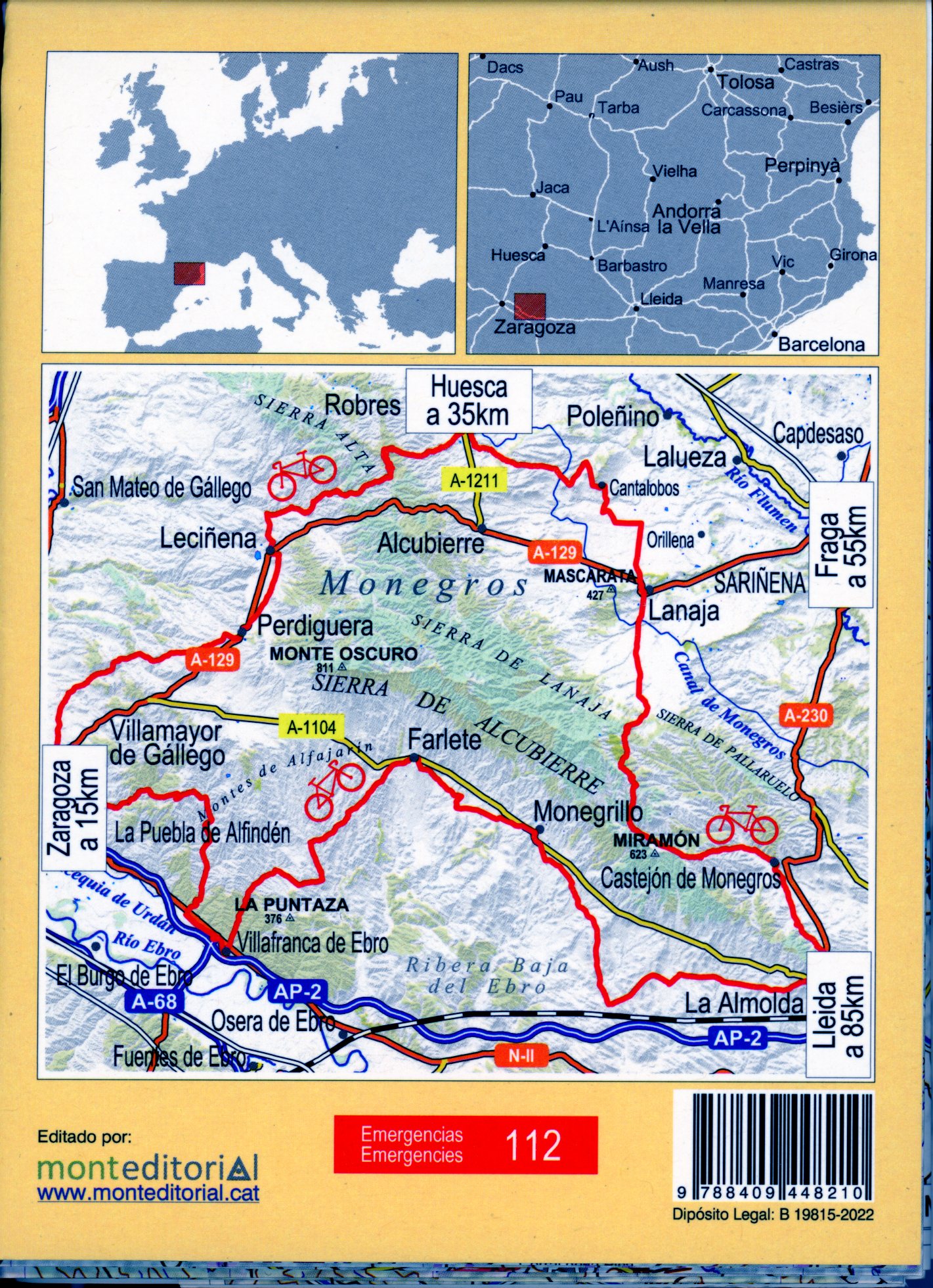 Grand Gravel : Monegros : Sierra de Alcubierre - Sierra Alta de Moncalvo - Sierra de Lanaja - Sierra Alta - Montes de Alfajarín - Miniatura 2